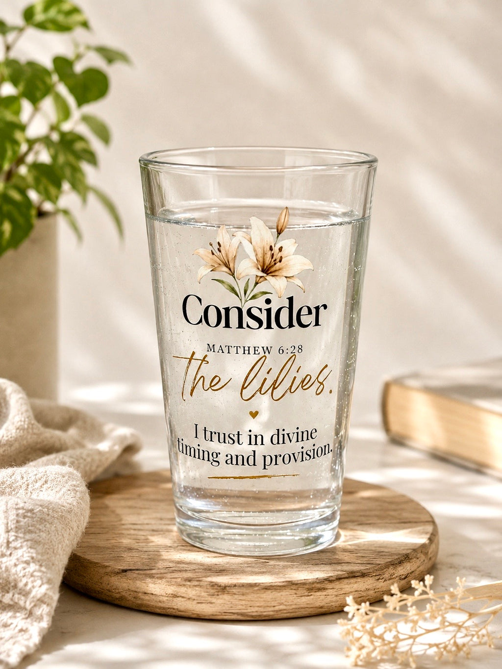 The Walk by Faith Collection - 3 Glass Set