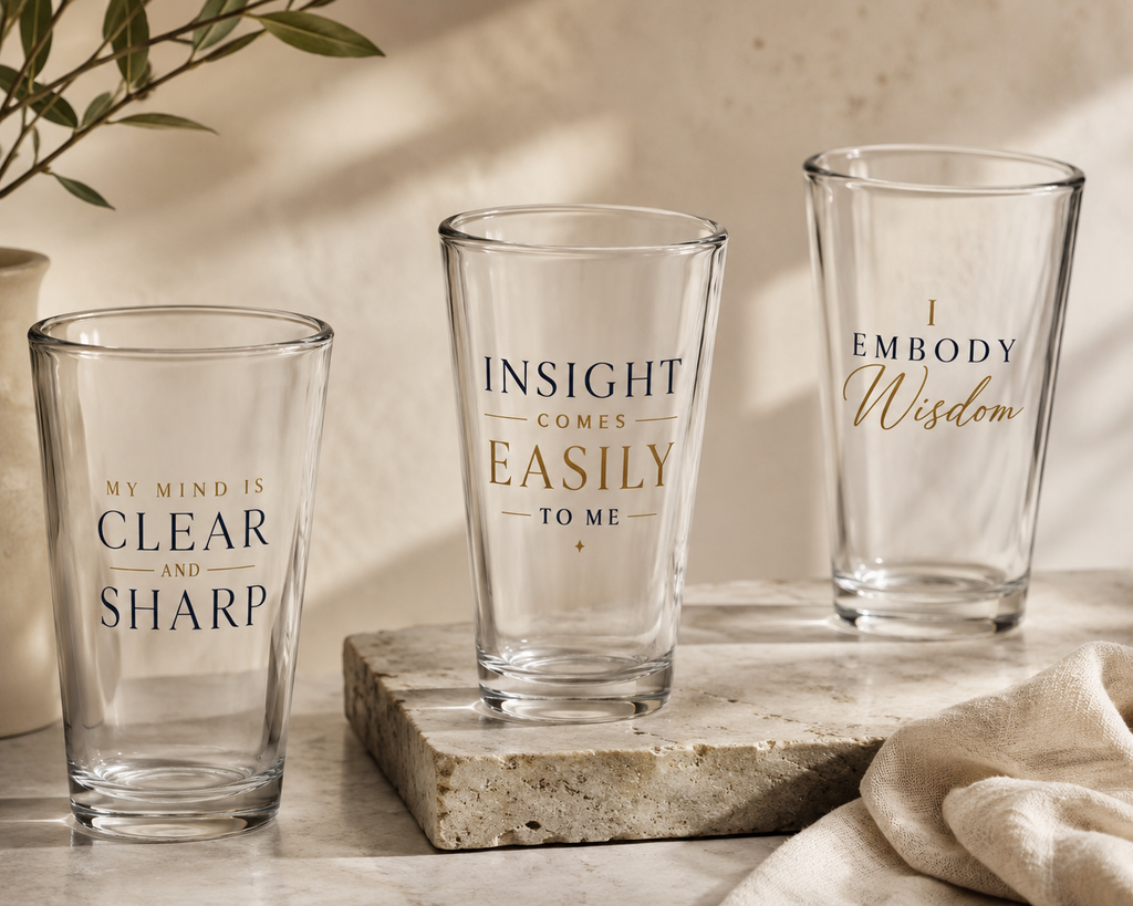 The Flourishing Mind Collection - 3 Glass Set