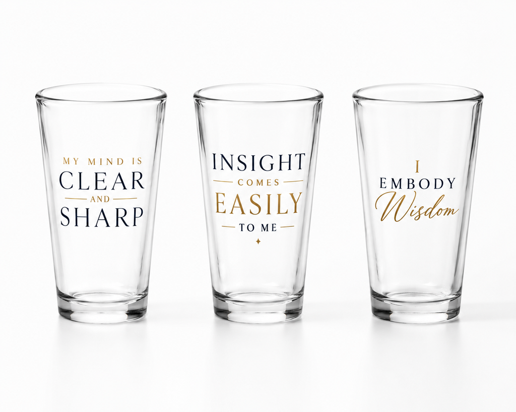 The Flourishing Mind Collection - 3 Glass Set