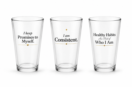 Healthy Habits Collection - 3 Glass Set