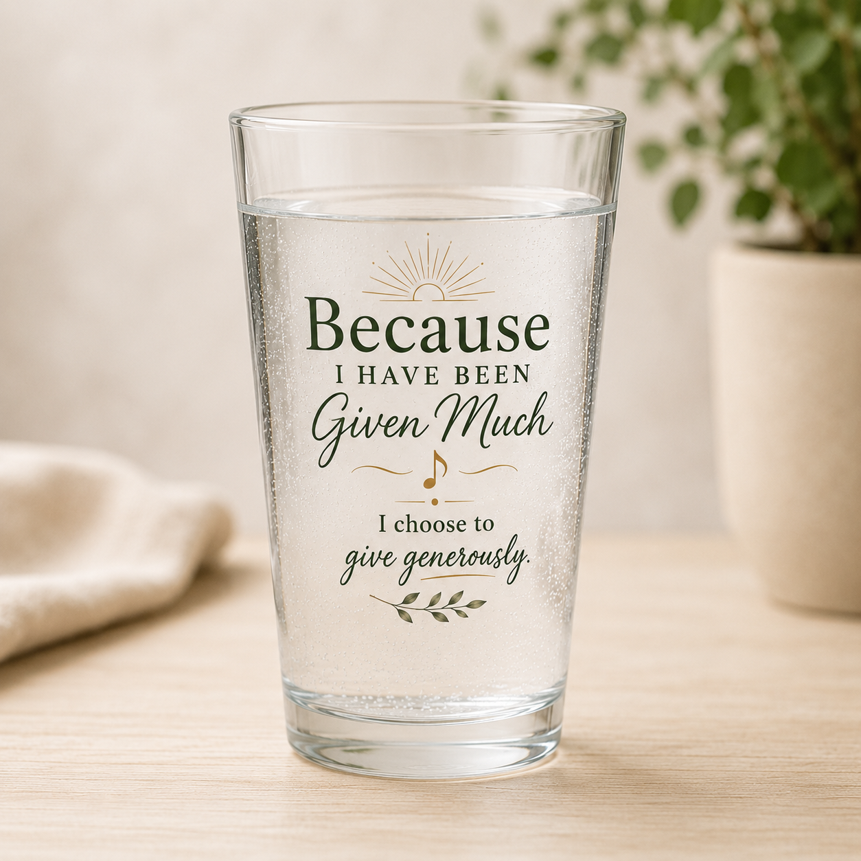 The Grateful Heart Collection - 3 Glass Set