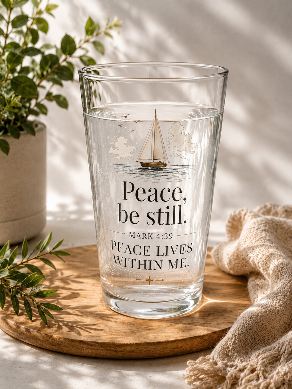 The Walk by Faith Collection - 3 Glass Set
