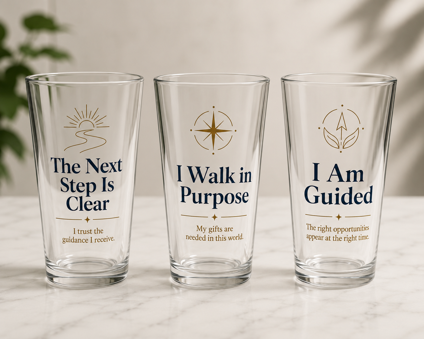 The Guided Path Collection - 3 Glass Set